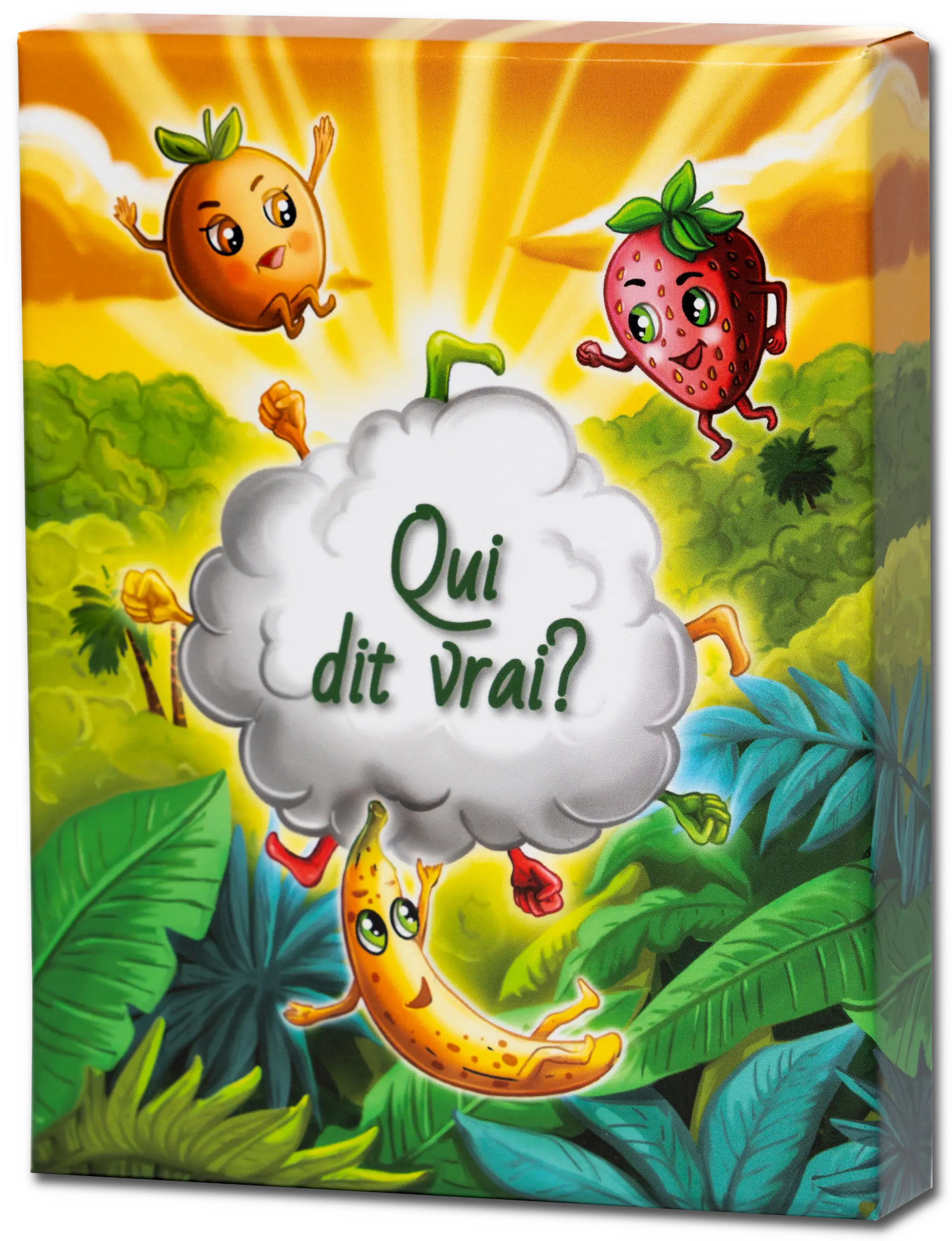 Boîte du jeu de société « Qui dit vrai ? » – testez votre stratégie en famille ou entre amis